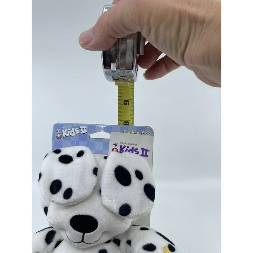 Kids 2 Peek-A-Boo PJ Puppy Dog Play To Learn Soft Toys Floppy Ears Dalmatian